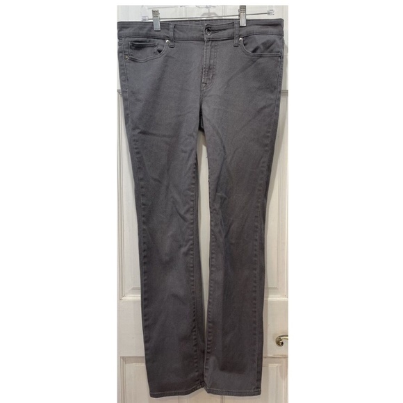Uniqlo Gray Bootcut Women’s Jeans Labeled 30x32 Measuring 34x32 - Picture 1 of 4